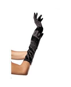 Alternative view of Elbow Length Satin Gloves O/S