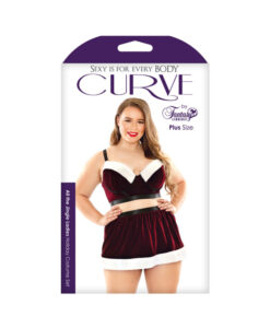 All The Jingle Ladies Costume Set; Long Line Bra, Garter Skirt, And Pant