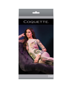Tattoo Print Body Stocking Nude Os