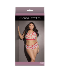 Bra Set White/red Xl