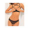 Esquisite Restriction Bra Set Black M/L