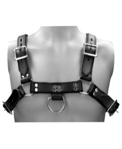 Ouch! Pain - Saddle Leather Heavy Duty Male Chest Harness