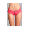 Sexy Cut Off Low Waist Denim Booty Shorts Hot Pink Small