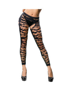 Violet  Mesh Crotchless Legging