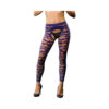 Violet Crotchless Legging  Side Strap Os