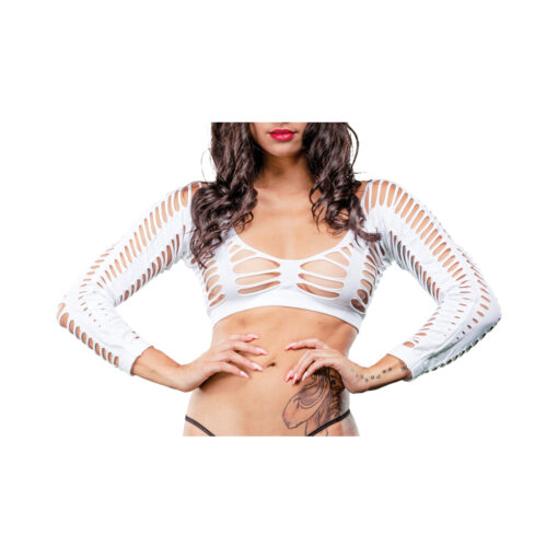 Whitestraps Mesh Crotchless Legging - Image 3
