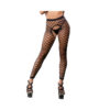Black Mesh/Fishnet Crotchless Legging