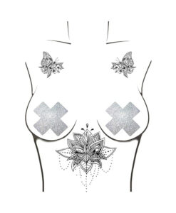 Alternative view of Neva Nude Pasty X Factor Crystal Silver