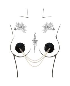 Alternative view of Neva Nude Pasty Reuseable Burlesque Tres Chainz