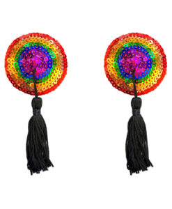Neva Nude Pasty Reusable Burlesque Rainbow