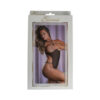 Ms Sheer Mesh Cupless Teddy Black L/xl