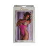 Ms Sheer Mesh Cupless Teddy Pink S/m