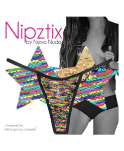Alternative view of Neva Nude Pastie Funfetti Mulicolor Pastie And Panty Set