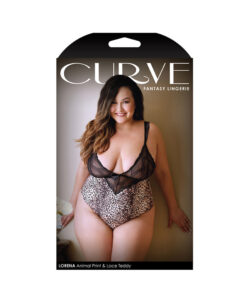 Curve Lorena Animal Print Teddy 1x/2x