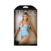 Tease Kiera Criss Cross Bralette, Garter Belt, And Panty S/m