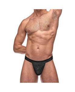 Mp Impressions Micro G-string V Blk Sm