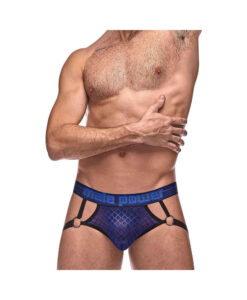 Alternative view of MP Diamond Mesh Jock Ring Nav LX