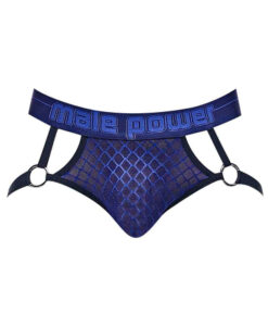 MP Diamond Mesh Jock Ring Nav LX