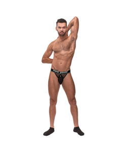 MP Cock Pit Net Cock Ring Jock Blk LX