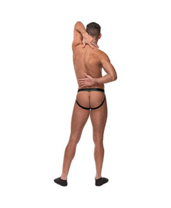 Alternative view of MP Cock Pit Net Cock Ring Jock Blk LX