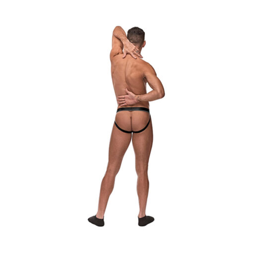 MP Cock Pit Net Cock Ring Jock Blk SM - Image 2
