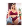 Vibes So Salty Long Line Bralette And Cheeky Panty Set Queen Berry Bliss