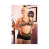Vibes I'd Hit That Fishnet Bralette And Panty S/m Not So Basic Black