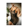 Vixen Night Harness Stretch Lace Dress With Open Back Os/xl Black