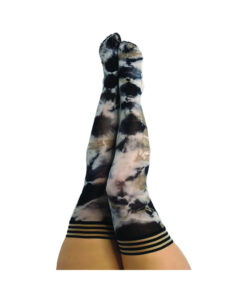 Kixies Mackenzie Black/white Tie-dye Size D