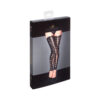 Noir Handmade Lace And Powerwetlook Stockings M