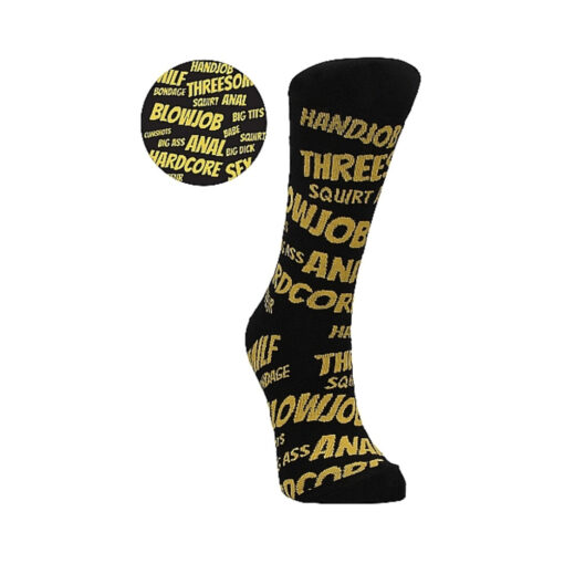 Shots Socks Sexy Words S/m - Image 3