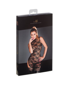 Noir Handmade Lace Mini Dress 3XL