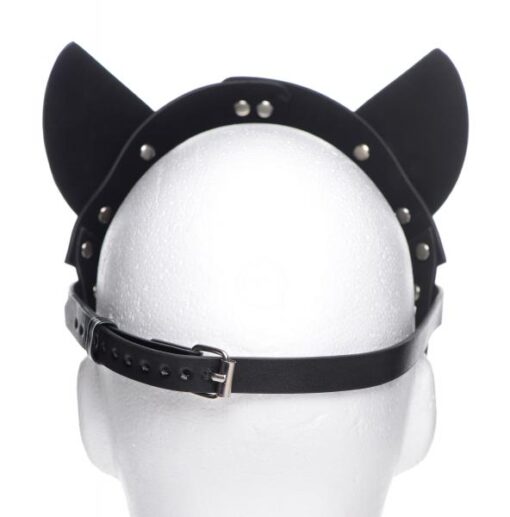Naughty Kitty Cat Mask Black O/S - Image 3