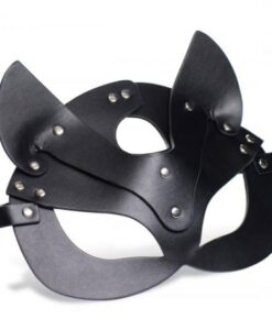Alternative view of Naughty Kitty Cat Mask Black O/S