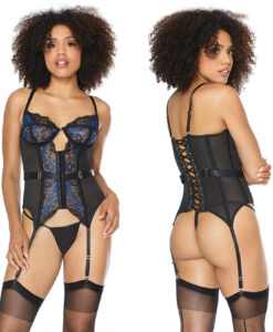Coquette Bustier -Blue X-Large