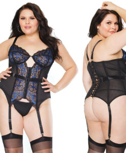 Coquette Bustier -Blue 1X/2X
