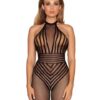 Fishnet Bodystocking Black O/s