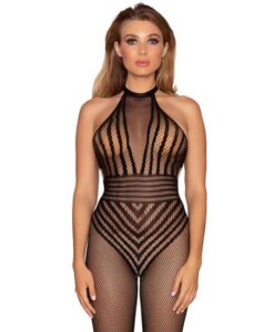 Fishnet Bodystocking Black O/s