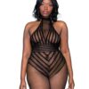 Fishnet Bodystocking Black Q/s