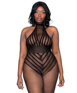 Fishnet Bodystocking Black Q/s
