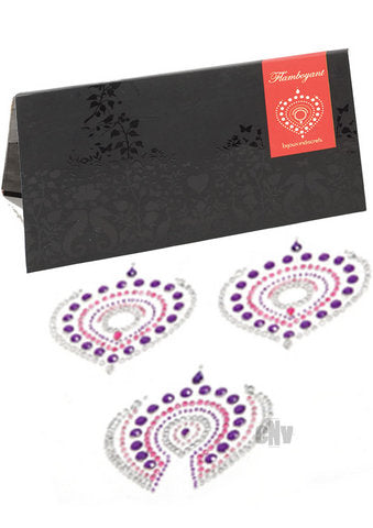 Flamboyant Skin Body Jewelry Pink Purple - Image 3