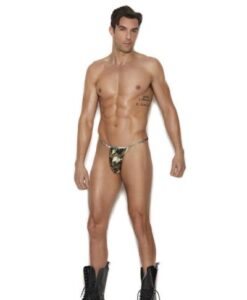 G-string Pouch W/ T-back Camo O/s