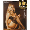 Sheer lace top thigh high black o/s