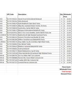 FL 20 Piece Grab Bag 3X/4X Mix A