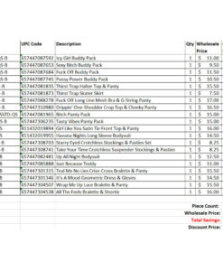 FL 20 Piece Grab Bag Queen Size Mix B