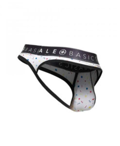 Male Basics Sexy Pouch Thong Confetti Large