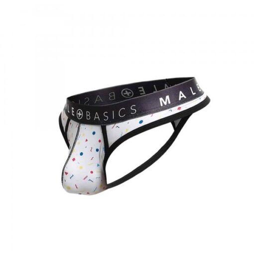 Male Basics Sexy Pouch Thong Confetti Small - Image 2
