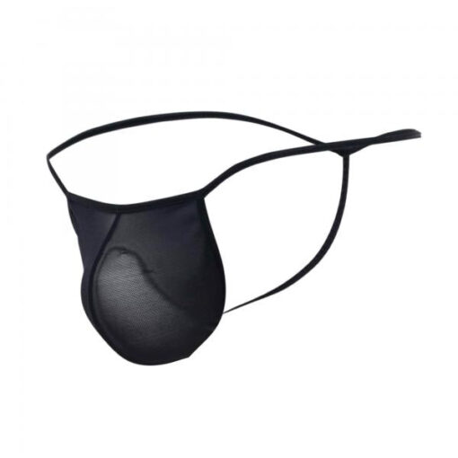 Male Basics Mob Tulle T-thong Black L/xl - Image 2