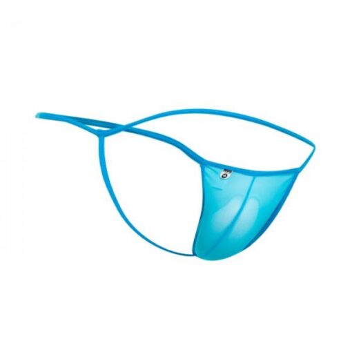 Male Basics Mob Tulle T-thong Turquoise L/xl - Image 2