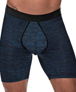 Male Power Peak Performance Long Short-Blue X-Large